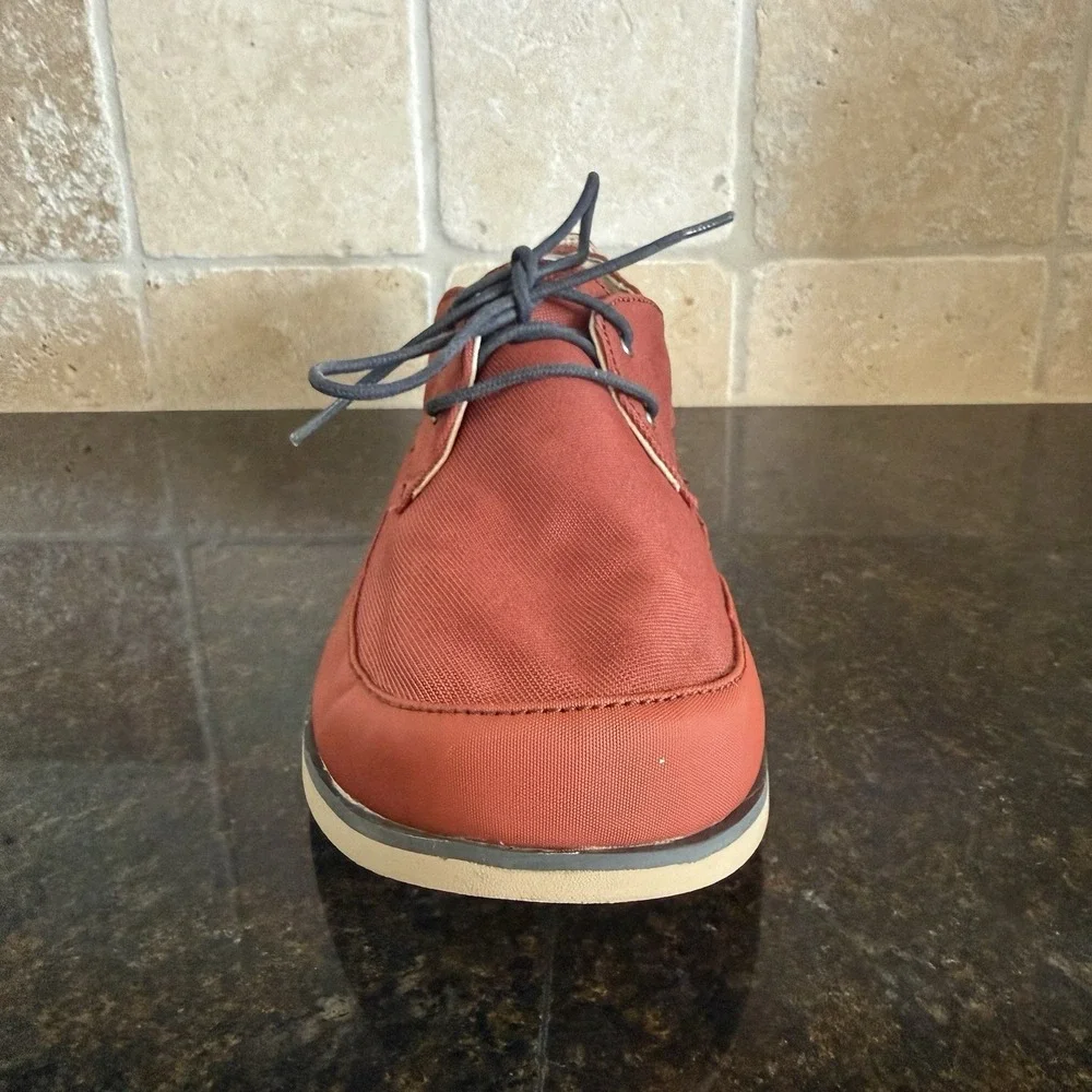 Olukai Honolulu Lace Mesh Mens Sz 13‎ Athletic Walking Boat Shoes Red